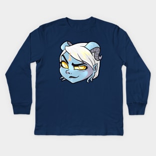 Draenei smile Kids Long Sleeve T-Shirt